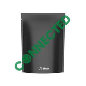 1/2oz Black Mylar Bag (1000 Count)