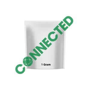 1g White Mylar Bag (1000 Count)