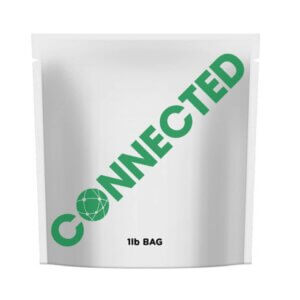 1lb White Mylar Bag