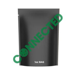 1oz Black Mylar Bag (1000 Count)