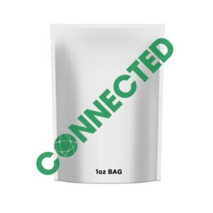 1oz White Mylar Bag (1000 Count)