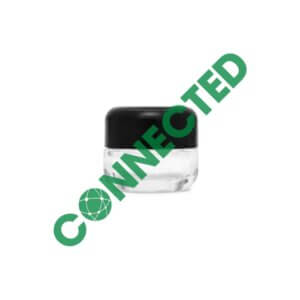 5ml Glass Concentrate Container / Arch Black CR Cap (360 Count)