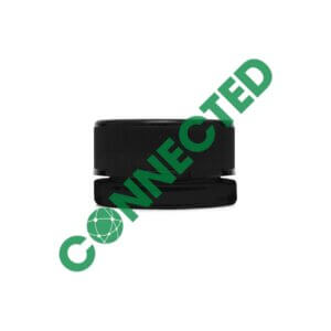5ml Round Black Glass Concentrate Container / CR Black Cap (504 Count)