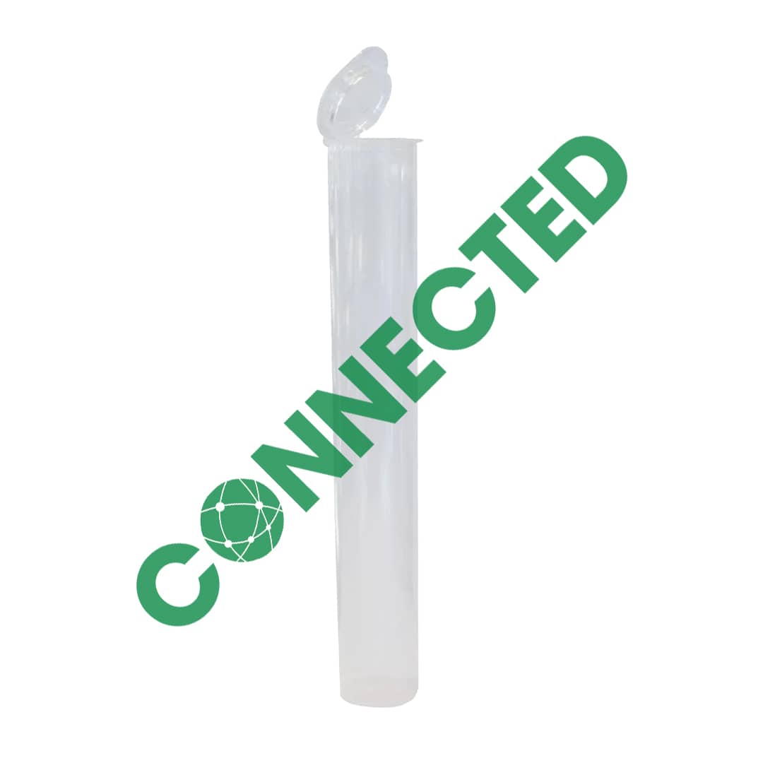 116mm Clear Pop-top Preroll Plastic Tube (1000 Count)