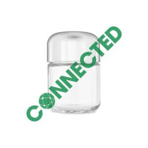 3oz Glass Jar / Arch White CR Cap (150 Count)