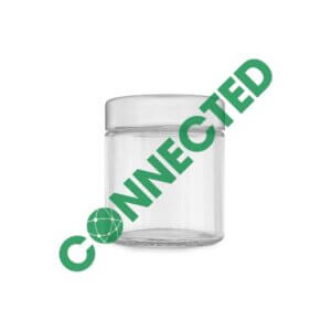 3oz Glass Jar / Flat White CR Cap (150 Count)